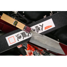 Bunka Japanese kitchen knife Goko Hamono Shirogami S/S Clad GHO-008 17cm