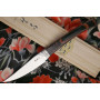 Coltello da cucina giapponese Seki Kanetsugu Nami Mahogany 9201 10cm