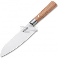 Utility kitchen knife Böker Damascus Olive Santoku 130437DAM 17.2cm