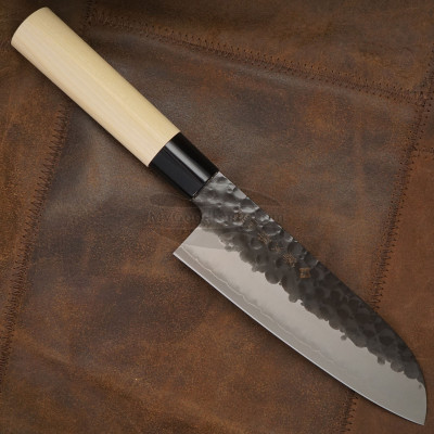 Japanilainen Santoku-veitsi Tojiro VG10 Hammered F-1112 17cm