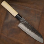 Cuchillo Japones Santoku Tojiro VG10 Hammered F-1112 17cm