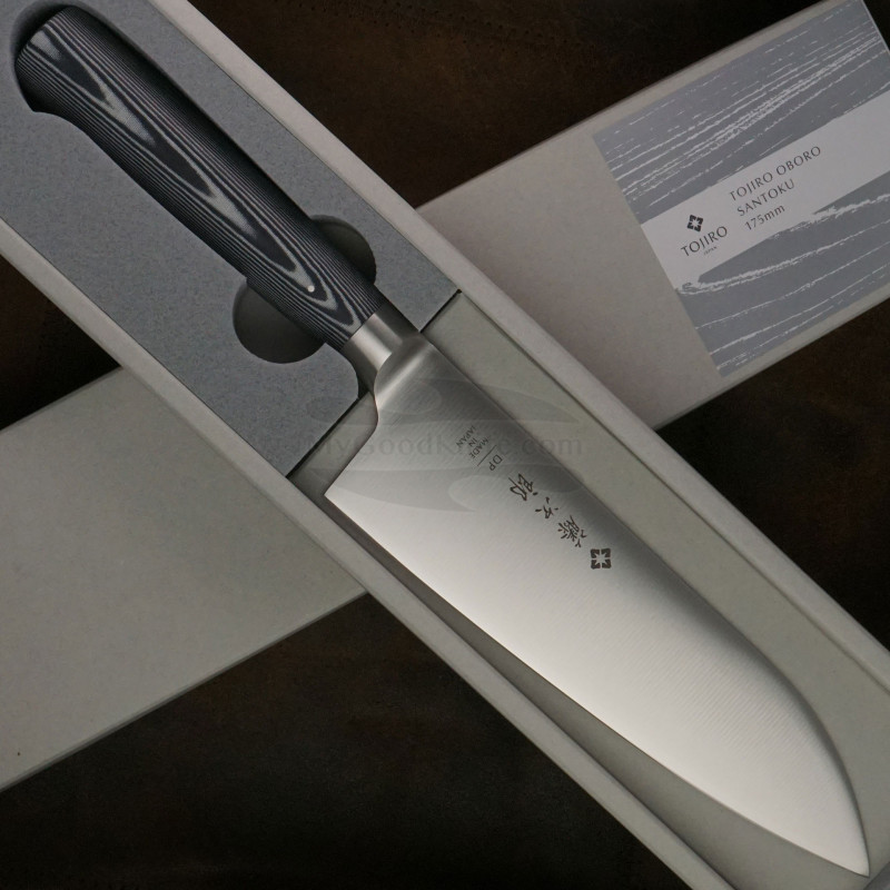 Japanilainen Santoku-veitsi Tojiro OBORO F-1312 17.5cm