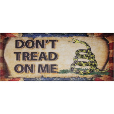 Жестяная табличка Miscellaneous Don't Tread on Me MI237