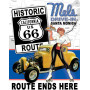 Жестяная табличка Mels Diner Route 66 TSN2289