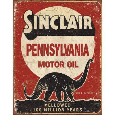 Cartel de chapa Sinclair Motor Oil TSN1741