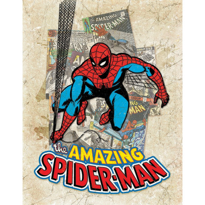 Жестяная табличка Spider Man Cover Splash TSN2210