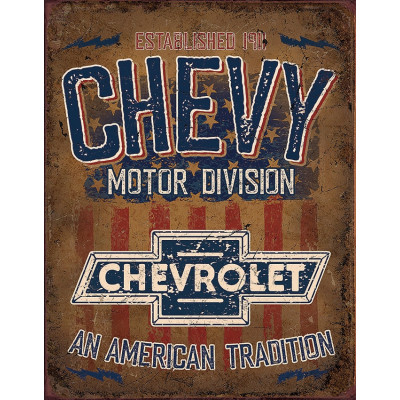 Blechschild Chevy American Tradition TSN2204