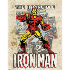 Blechschild Iron Man Cover Splash TSN2208