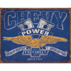 Cartel de chapa Chevy Power TSN2199