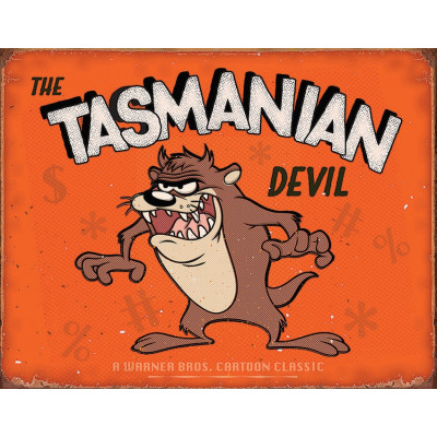 Blechschild Tasmanian Devil TSN2180