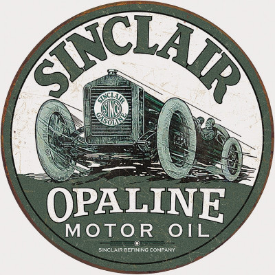 Cartel de chapa Sinclair Race Car TSN2169