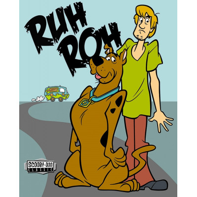 Blechschild Scooby Doo Ruh Roh TSN2092