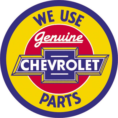 Cartel de chapa Chevy Genuine Parts TSN1072