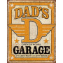Targa in latta Dads Garage Open 24 Hours TSN1894