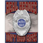 Cartel de chapa Real Heroes Police TSN1780