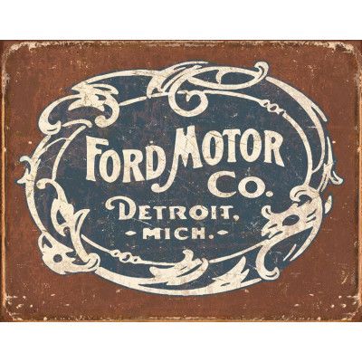 Blechschild Ford Historic Logo TSN1707