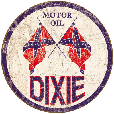 Жестяная табличка Dixie Motor Oil TSN1954