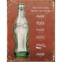 Cartel de chapa Coke Script Heritage TSN1952