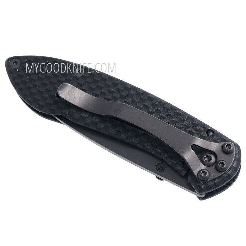 Buck Nobleman Carbon Fiber Graphic Folding Pocket Knife