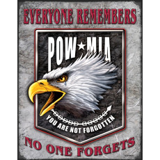 Targa in latta Legends POW-MIA Eagle TSN1629