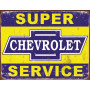 Cartel de chapa Super Chevy Service TSN1355