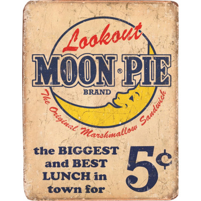 Жестяная табличка Moon Pie Best Lunch TSN1801