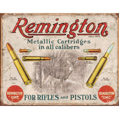 Cartel de chapa Remington For Rifles TSN1788