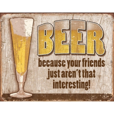 Blechschild Beer Your Friend TSN1767