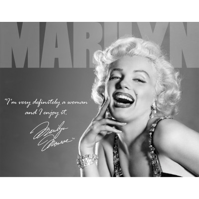 Tin sign Marilyn Monroe Definitely TSN1532