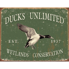 Cartel de chapa Ducks Unlimited -Since 1937 TSN1388