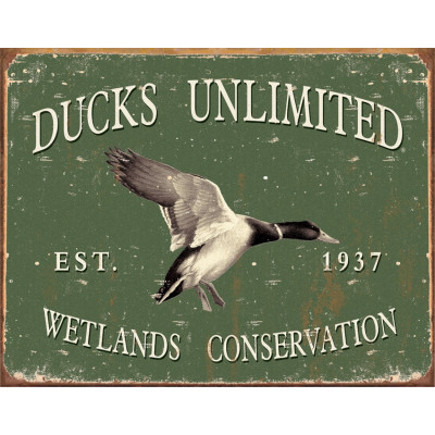 Tina kyltti Ducks Unlimited -Since 1937 TSN1388