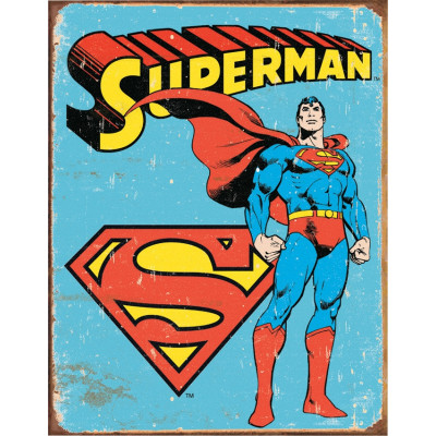 Blechschild Superman -Retro TSN1335