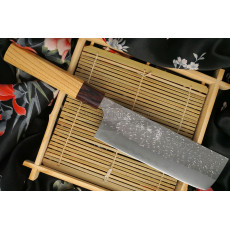 Японский кухонный нож Накири Yu Kurosaki SG2 Keyaki wood KR-306KE 16.5см