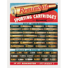 Cartel de chapa Remington Sporting Cartridges TSN1001