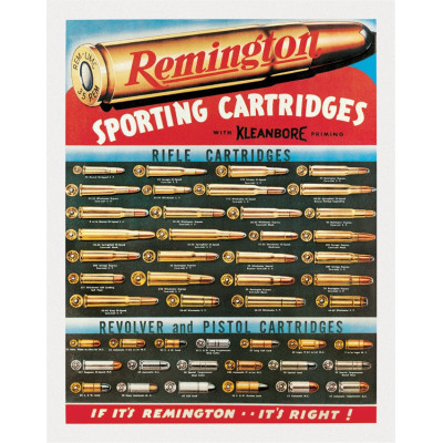 Cartel de chapa Remington Sporting Cartridges TSN1001