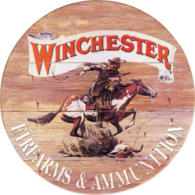Cartel de chapa Winchester Express Round TSN0975