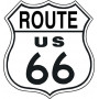 Tin sign Route 66 Shield TSN0679