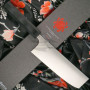 Japanilainen vihannesveitsi Nakiri Spyderco Wakiita K17GP 17cm