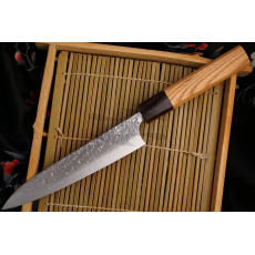Японский кухонный нож Yu Kurosaki SG2 Keyaki wood Petty KR-302KE 15см
