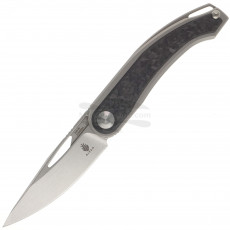 Folding knife Kizer Cutlery Apus Carbon Fiber Black Ki3554A1 7.7cm