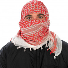 Camcon Арабский платок Shemagh White Red PF61020