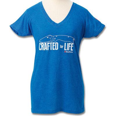 T-shirt Spyderco Women Crafted for life SCTSWCFL