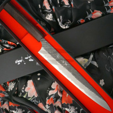 Sujihiki Japanese kitchen knife Yu Kurosaki Fujin Super Aogami ZAF-270SL 27cm
