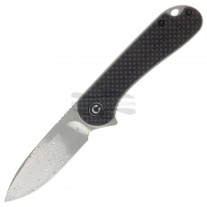 Складной нож CIVIVI Elementum Damascus G-10 Twill Carbon C907DS 7.5см