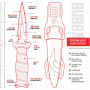 Bubba Pointed Dive Knife Sukellusveitsi 1107806 8.9cm