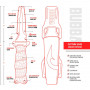 Sukelluspuukko Bubba Blunt Scout Dive Knife 1107809 10.2cm