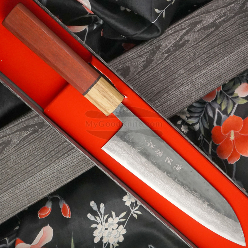 Couteau de chef japonais artisanal Kajiwara 18cm