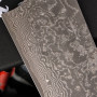 Японский кухонный нож Takeshi Saji Bunka Iron Wood Nickel Damascus HA-4106 17см