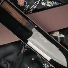 Santoku Japanese kitchen knife Yoshimi Kato SG2 D-1602 16.5cm