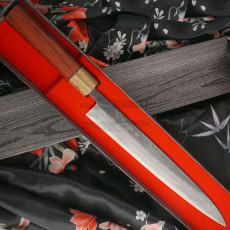 Sujihiki Japanese kitchen knife Tsutomu Kajiwara TK-1128 27cm